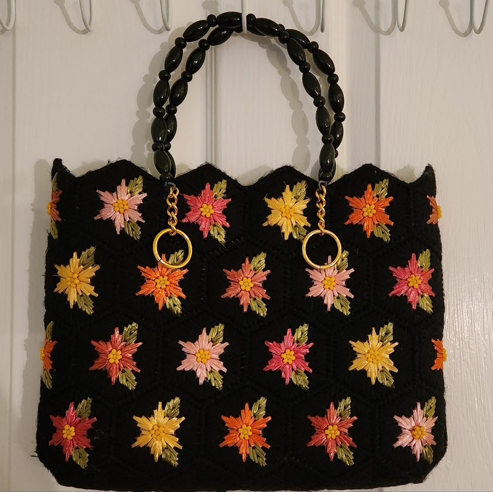 Vintage Crotcheted Handbag